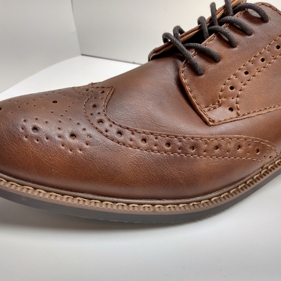 Brown Dress Shoe Wingtip Oxford - NWT - Mult sizes - Picture 5 of 6